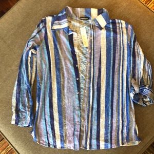 NWT David Cline Button Up